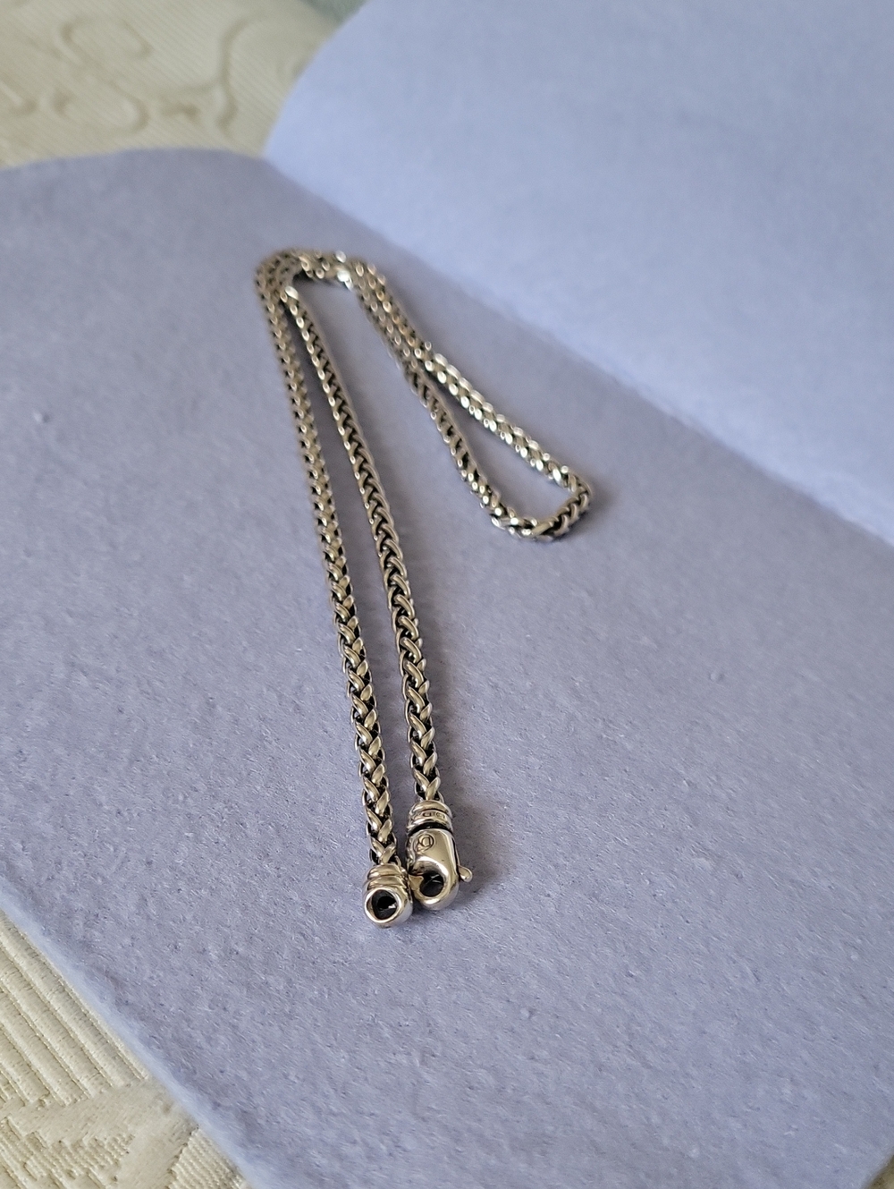 David Yurman Sterling Silver Chain Necklace in Silver